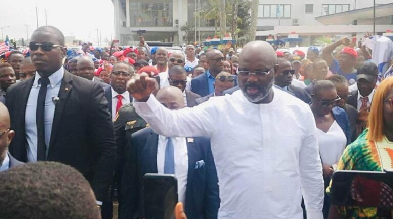 Weah Returns Home To Continue Tug of War With Rival Opposition Leaders Over His Rule
