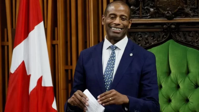 Canada MPs Elect First Black House of Commons Speaker