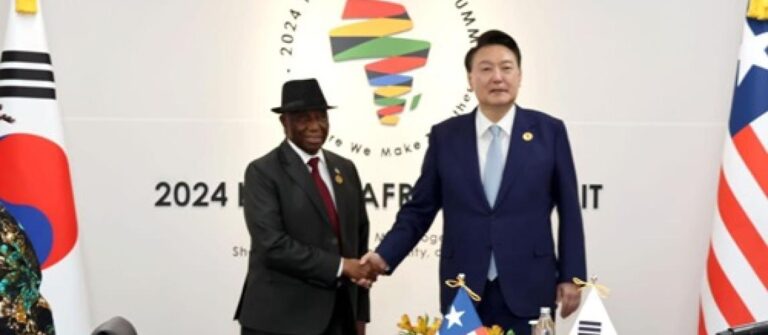 Boakai Leaves Korea with Multi Deals  Targeting Solar Energy and Food Security
