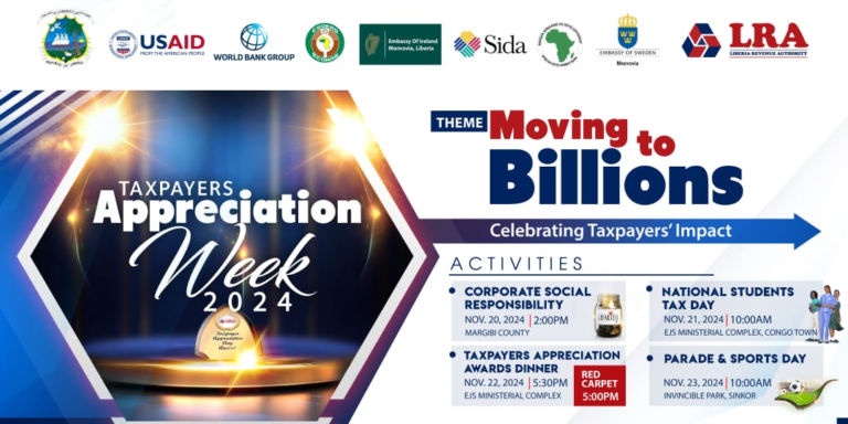 Liberia: LRA Awards Over 100 Taxpayers Tomorrow