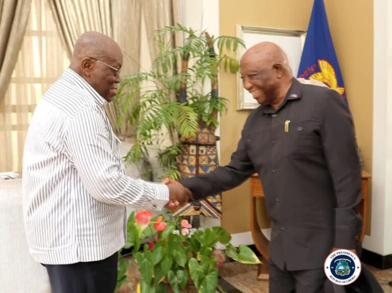 Boakai Meets Outgoing Ghanaian Leader On Regional Peace and Security