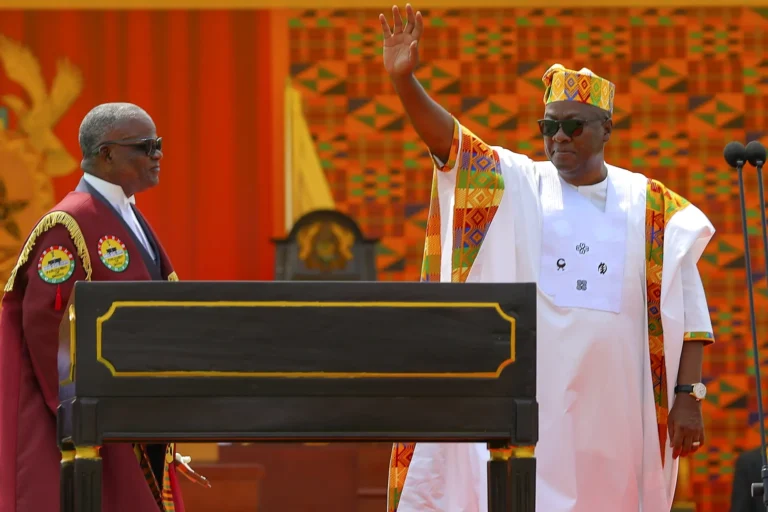 Mahama Sworn in as Ghana’s President For a Third Time