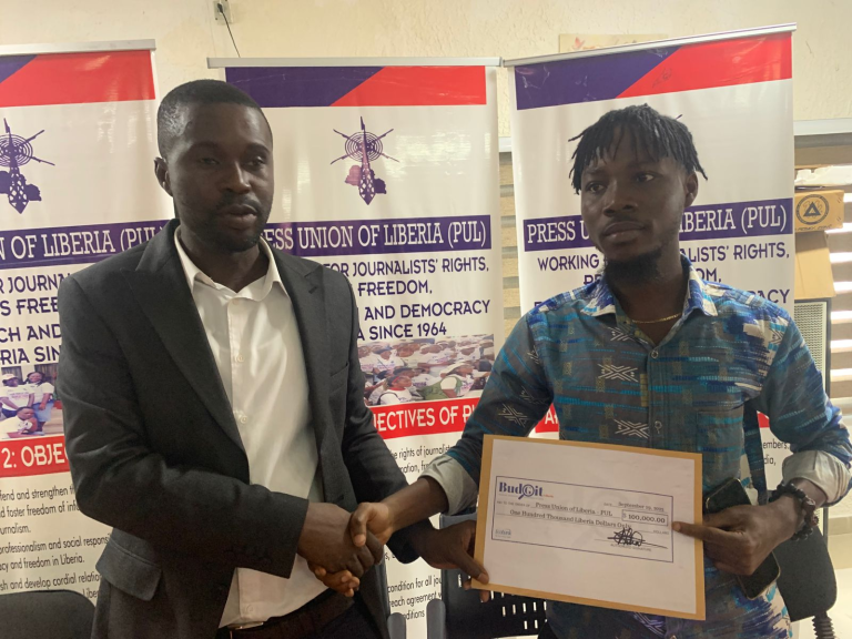 Budgit Liberia Backs PUL Headquarters Project With L$100,000
