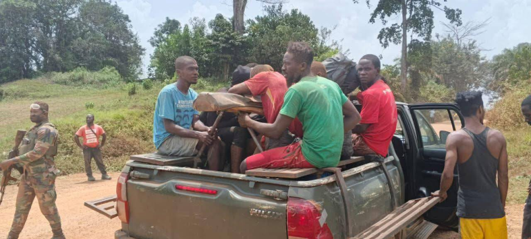 Liberia: AFL Arrests 28 Suspected Illegal Miners in Sapo Park Crackdown