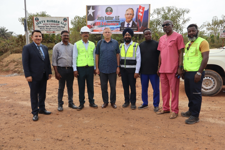 Liberia’s Growing Investment Potential: Slovak Ambassador Visits Jeety Rubber Factory, SRC Paying Tribute to Country’s Business Climate