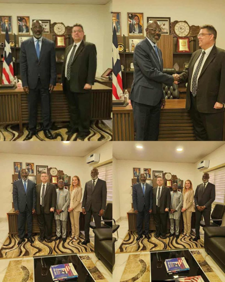 Liberia: U.S. Embassy Officials Discuss With Former President Weah