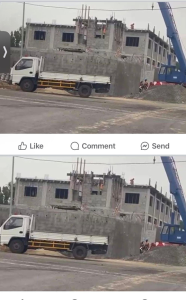 Pres. Boakai's home under construction in Rehab
