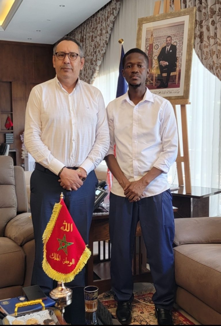 Korte Kobazzie Strengthens Liberia–Morocco Cultural Ties in Diplomatic Visit