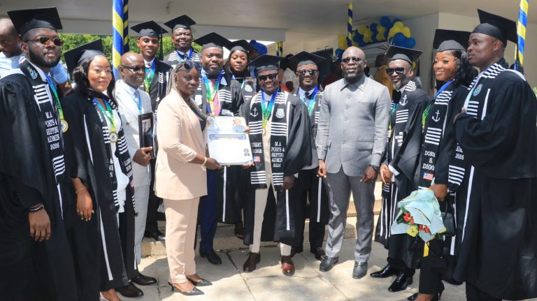 Thirteen Liberians Graduate From Regional Maritime University