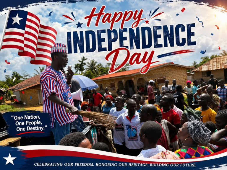 Liberia at 179: A Call for National Renewal, Unity, and Hope Independence Day Message by Cllr. Tiawan Saye Gongloe