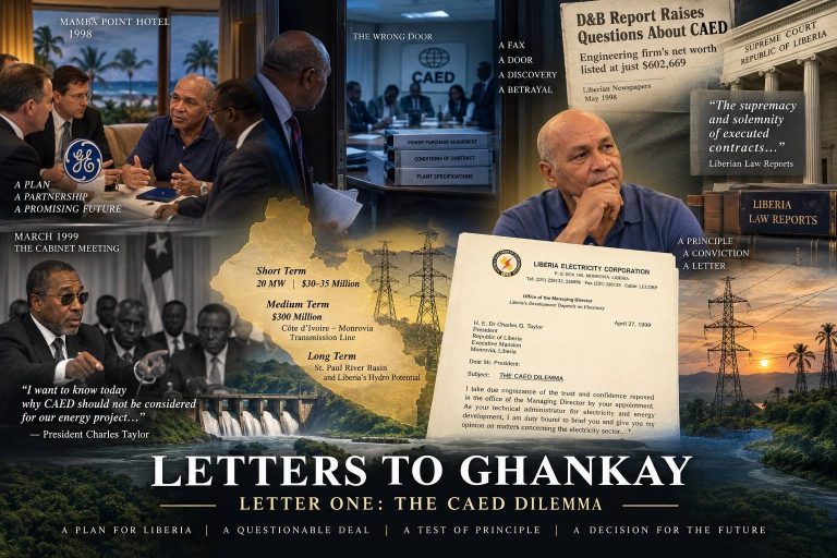 Liberia: Letters to Ghankay Letter One: The CAED Dilemma