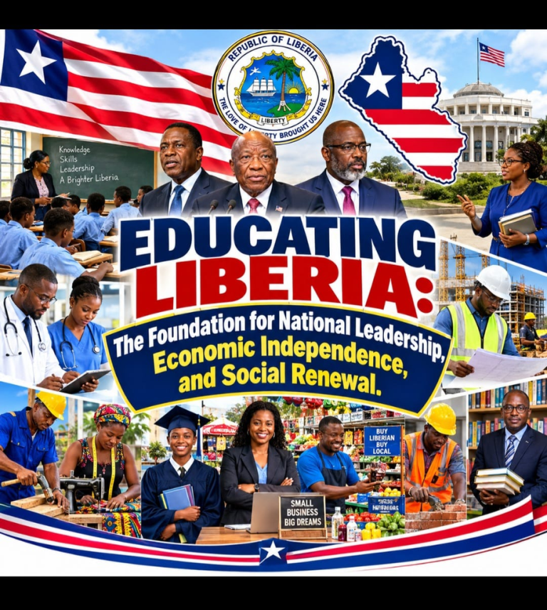 ducating Liberia: The Foundation for National Leadership, Economic Independence, and Social Renewal
