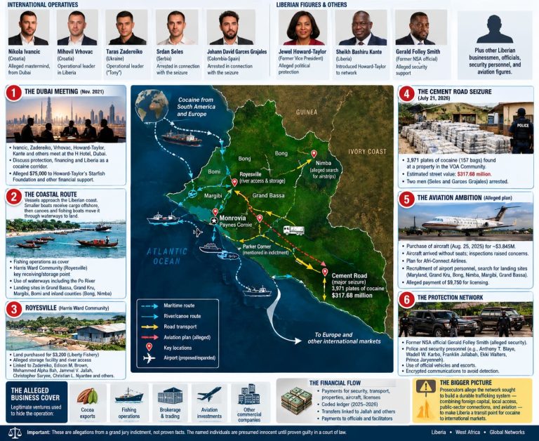 The Cocaine Corridor: $3.8 Million Aircraft, Airfields in Forested Nimba and Coastal Counties. Inside the Plot to Turn Liberia into West Africa’s Next Cocaine Hub